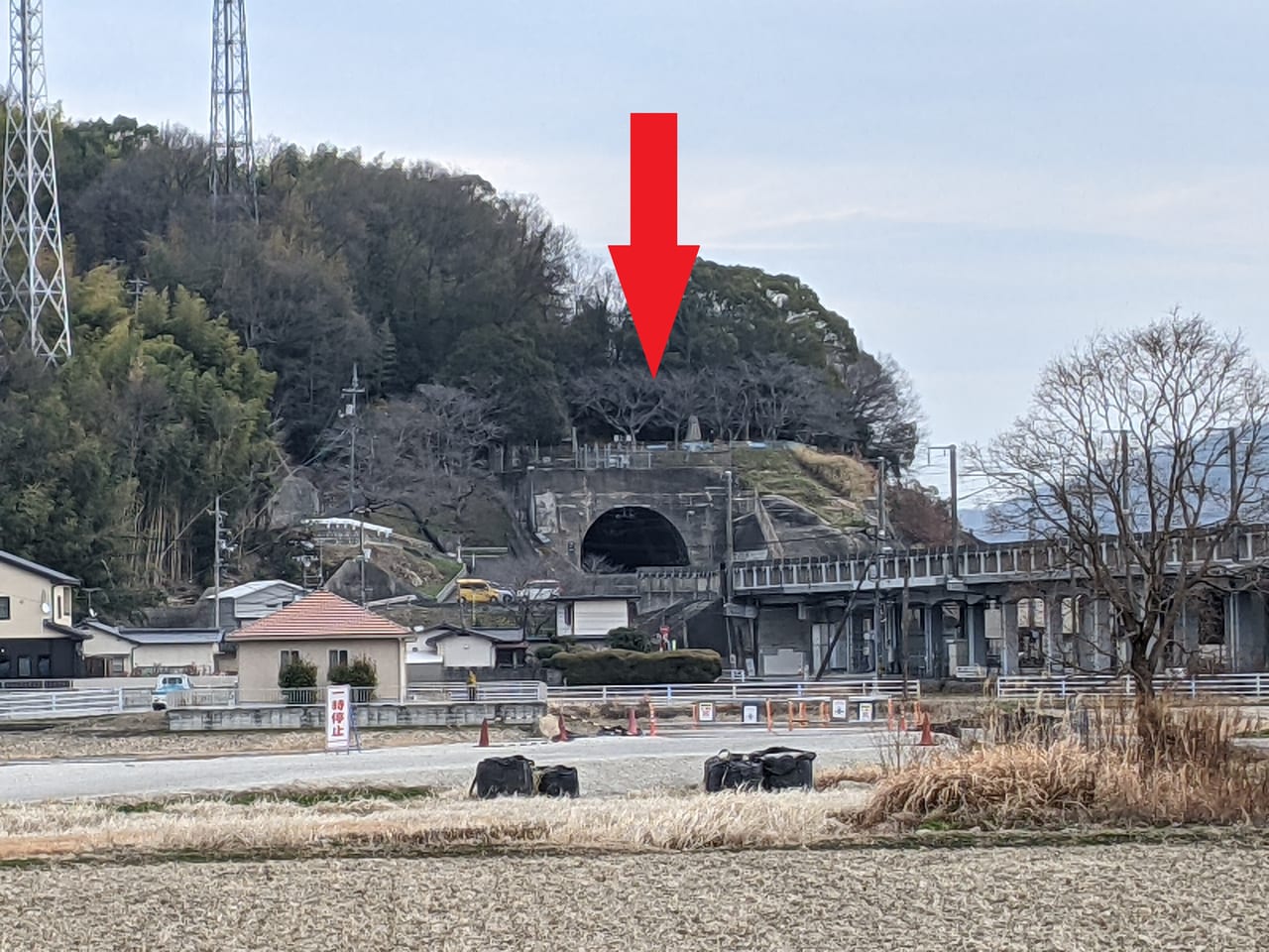 宍甘遊園地の遠景