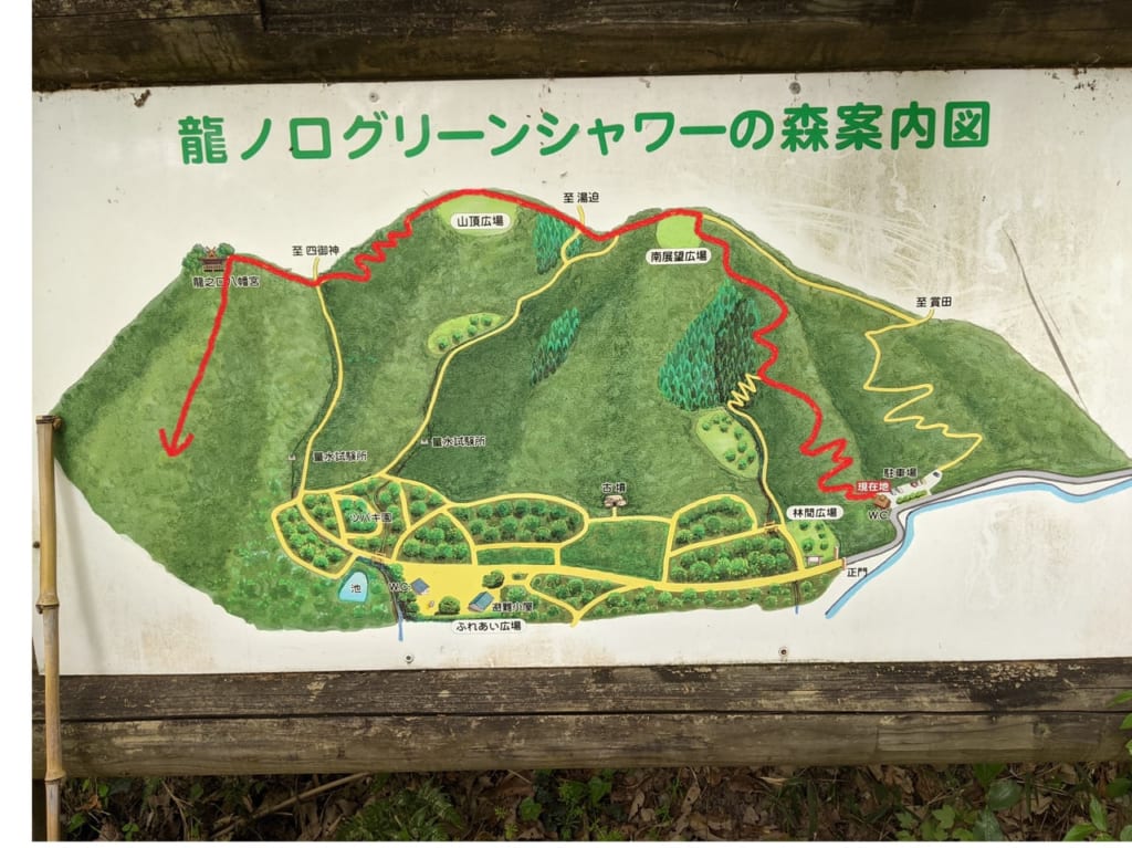 龍ノ口ルート概念図