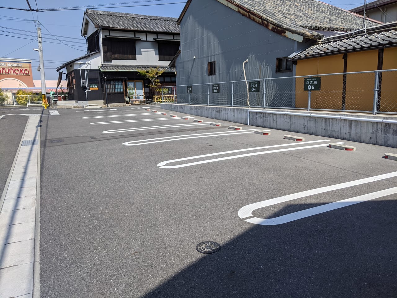 古民家カフェ神武橋の駐車場