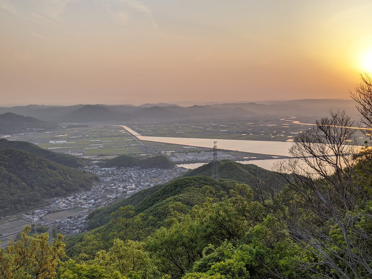 金甲山山頂からの眺め