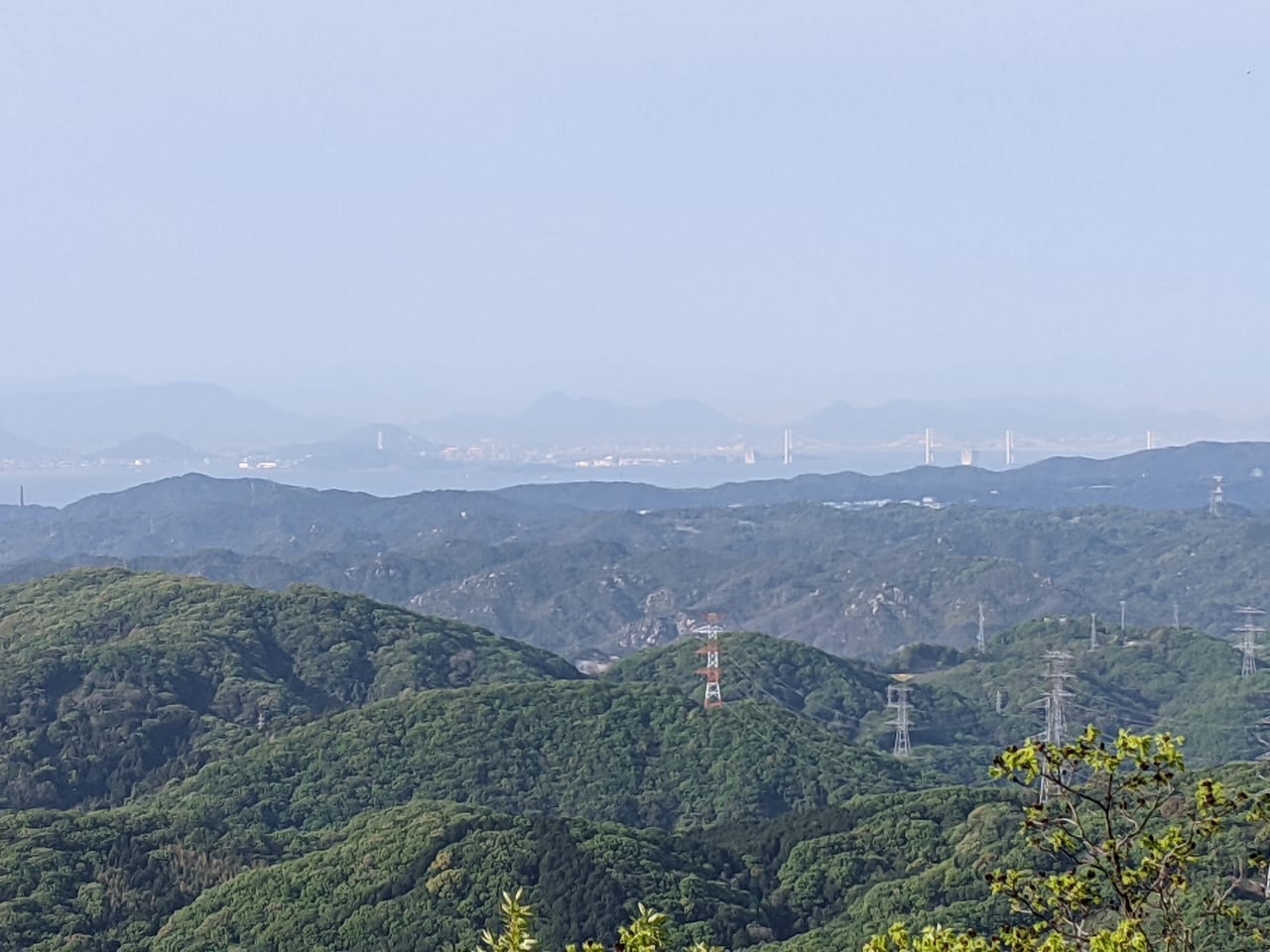 金甲山山頂からの眺め