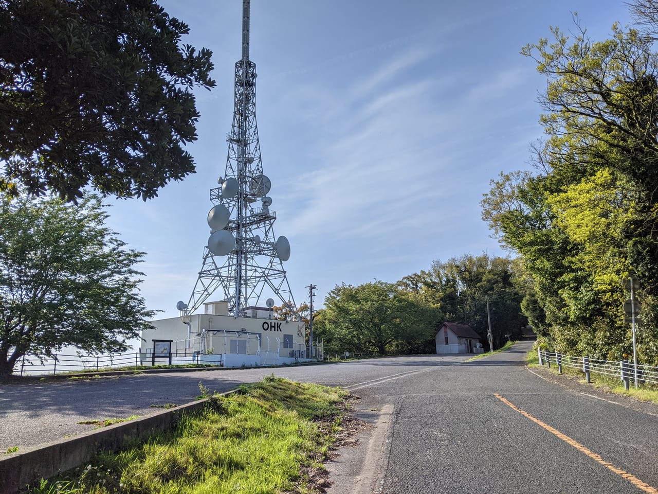 金甲山山頂駐車場