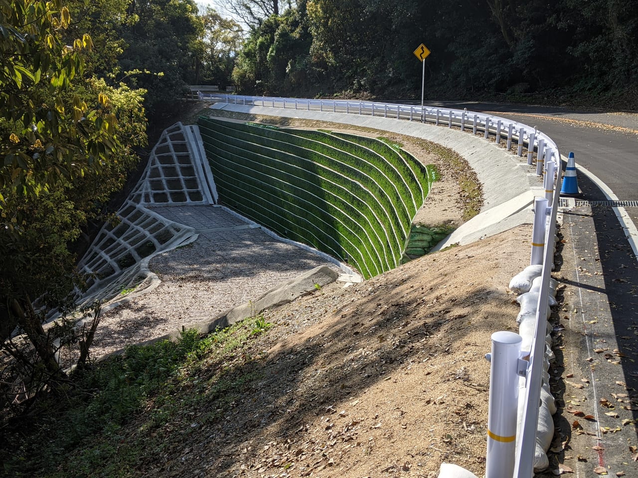 金甲山線の復旧工事