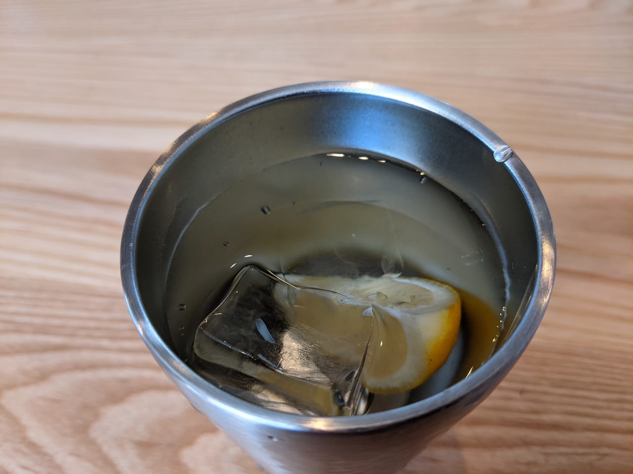定食nacaharaのレモン水