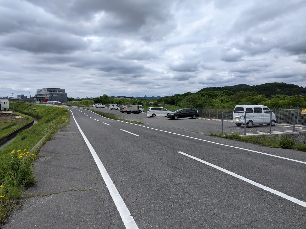 ホタル観賞　近くの駐車場