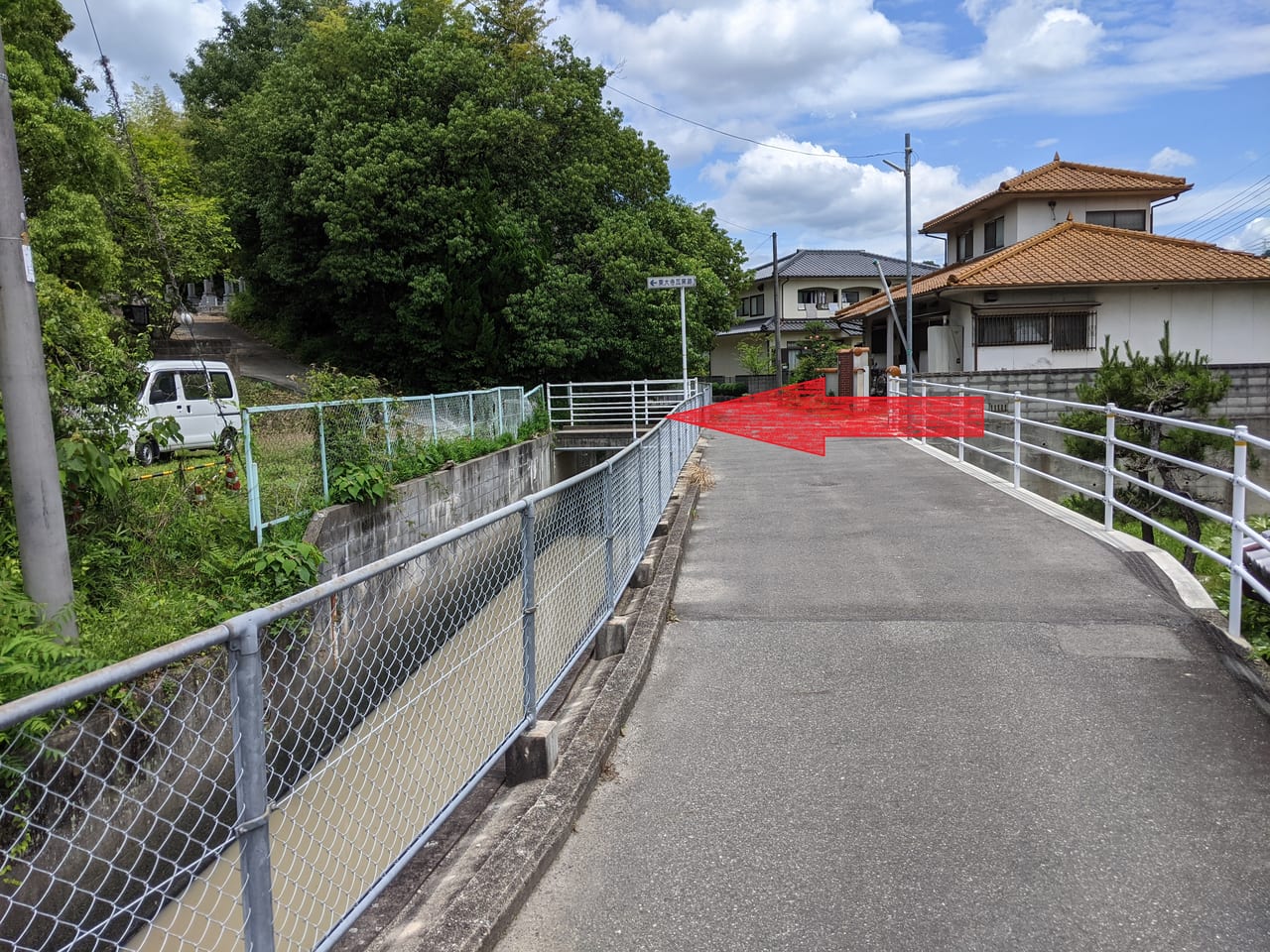 万富東大寺瓦窯跡へのルート