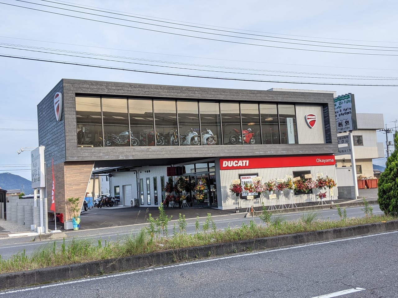 DUCATI岡山の外観