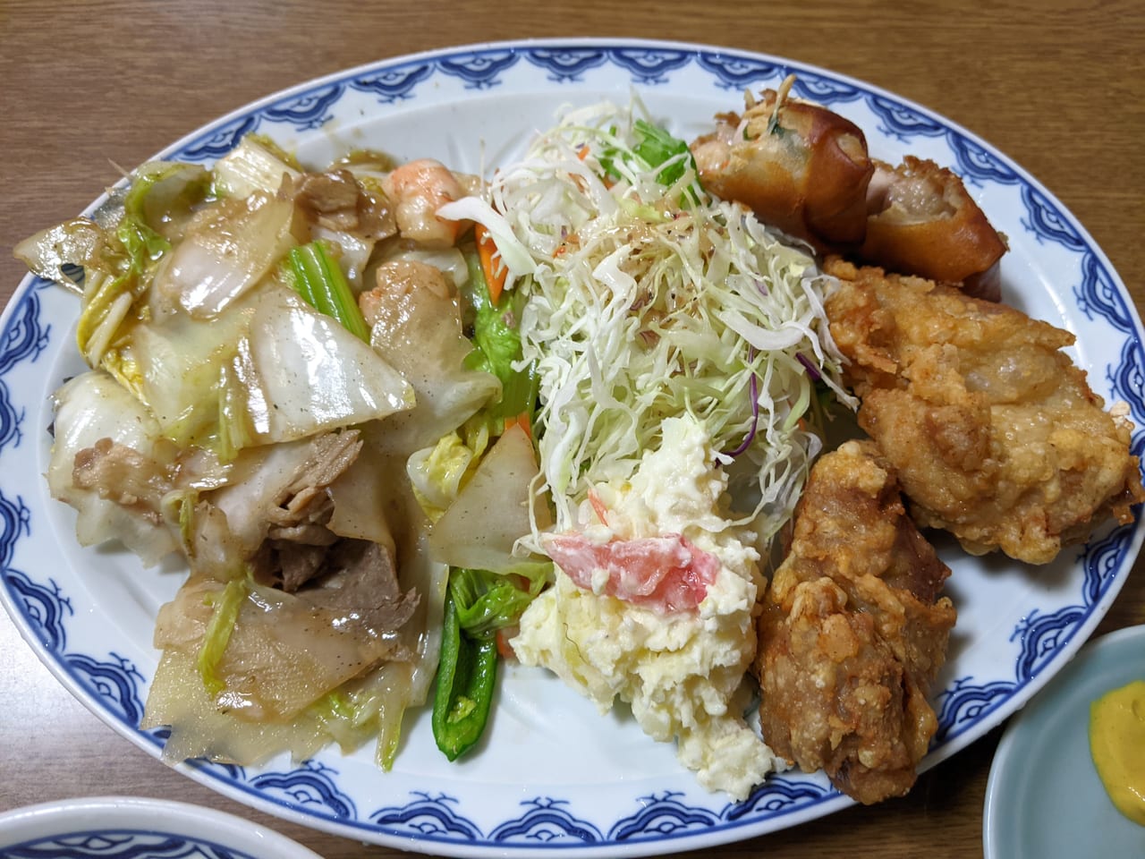 万寿苑の中華ランチ