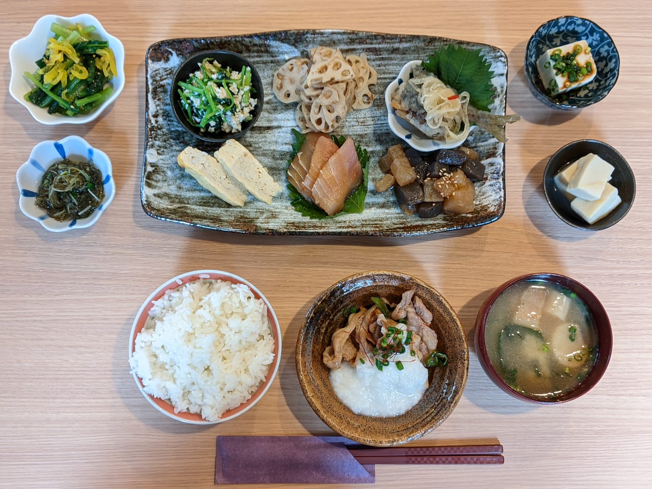 なごみ飯なすびの彩りランチセット