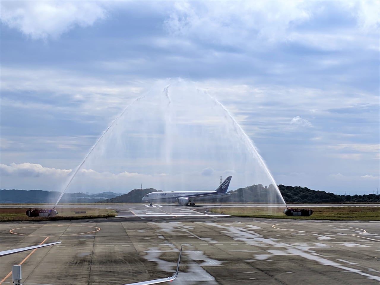 岡山空港B787就航10周年記念