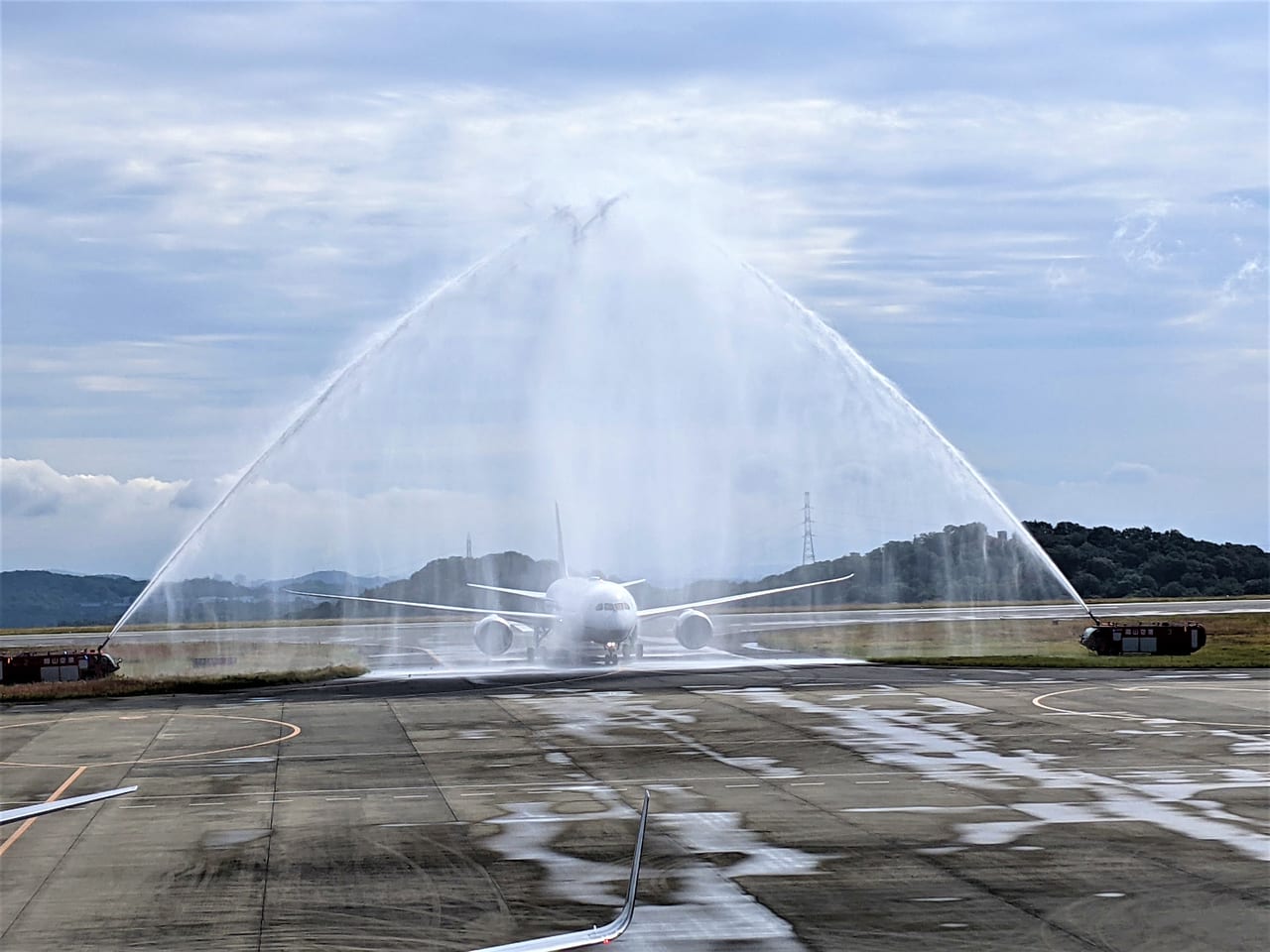 岡山空港B787就航10周年記念