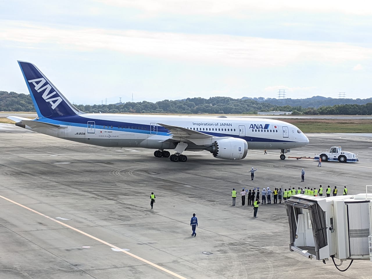 岡山空港B787就航10周年記念