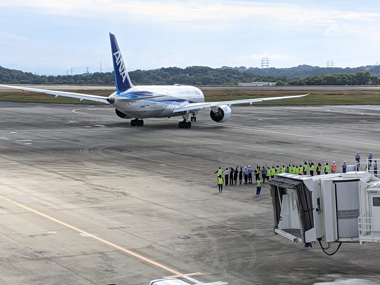 岡山空港B787就航10周年記念
