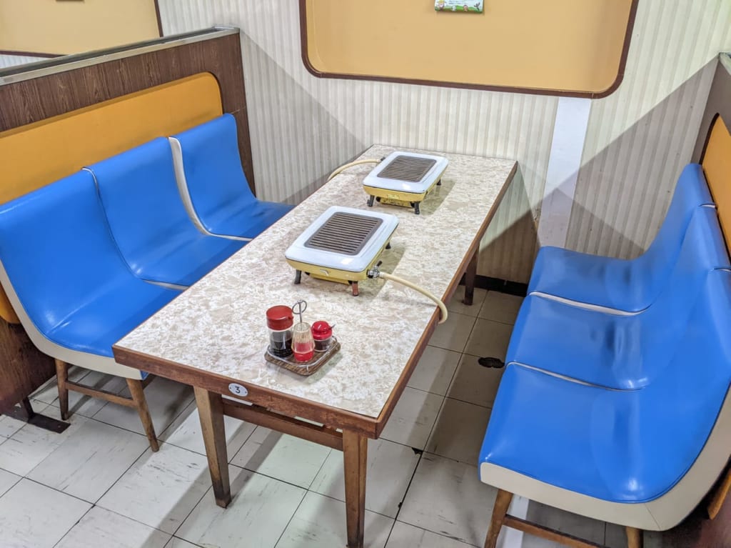 焼肉レストラン大東園の店内