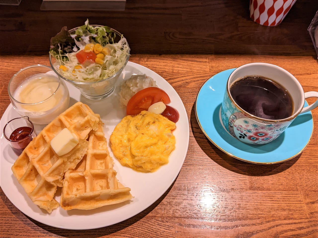 野田屋町カフェのモーニングセット