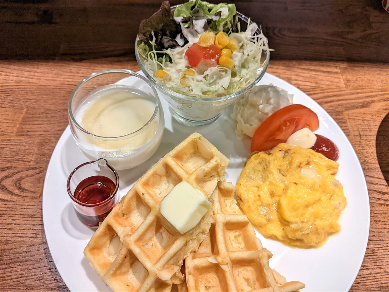 野田屋町カフェのモーニングセット