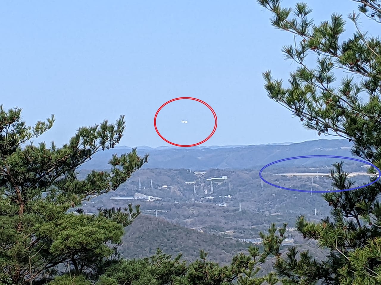 笠井山公園展望台からの眺望（2022.04.05）