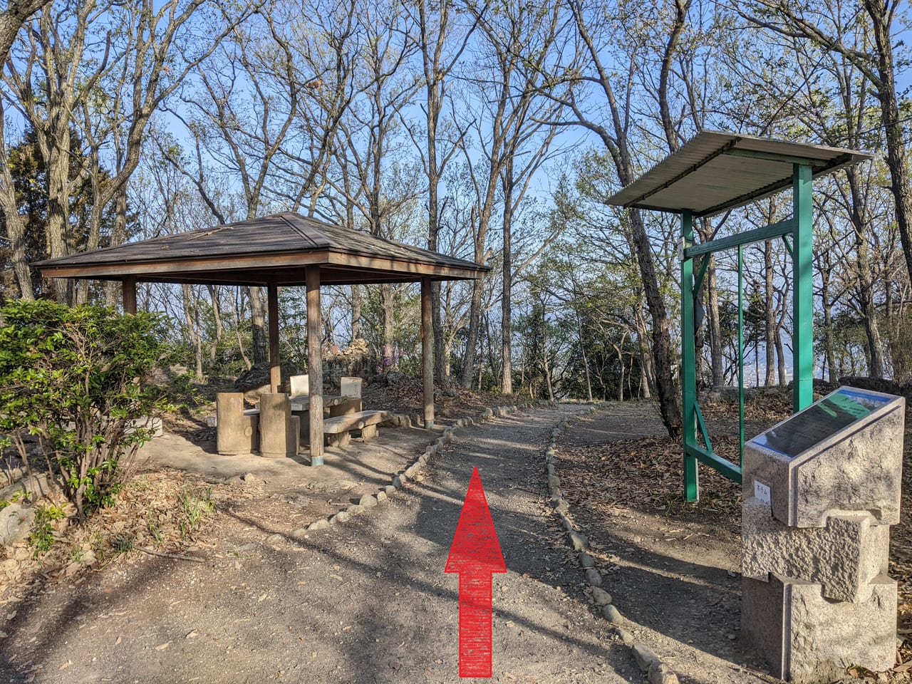 芥子山の山頂