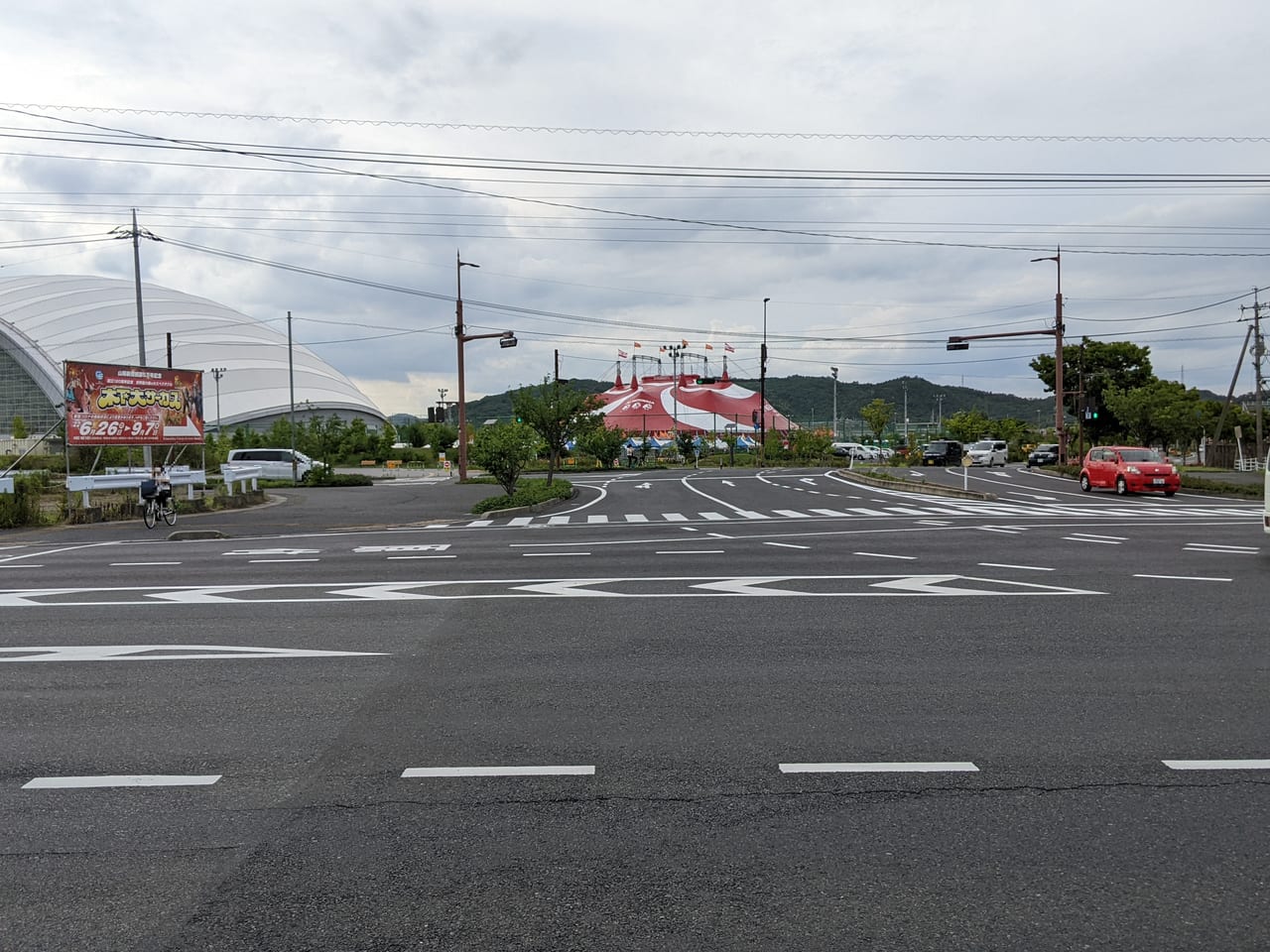 木下大サーカス岡山公演_周辺駐車場