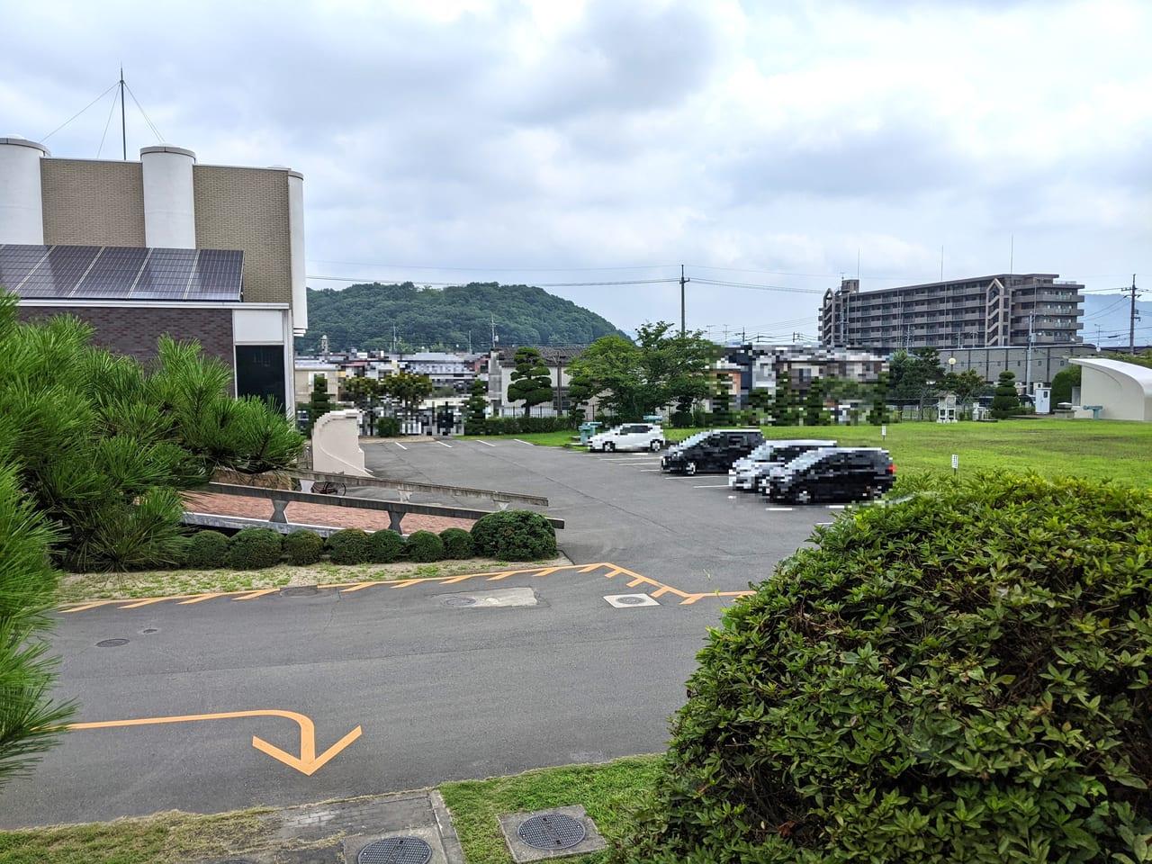 岡山市水道記念館の駐車場