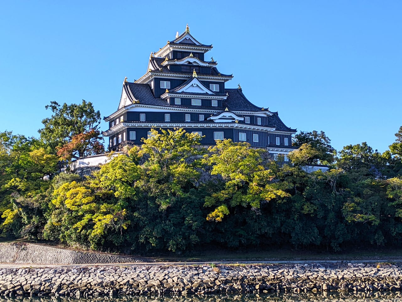 岡山城リニューアルオープン直前