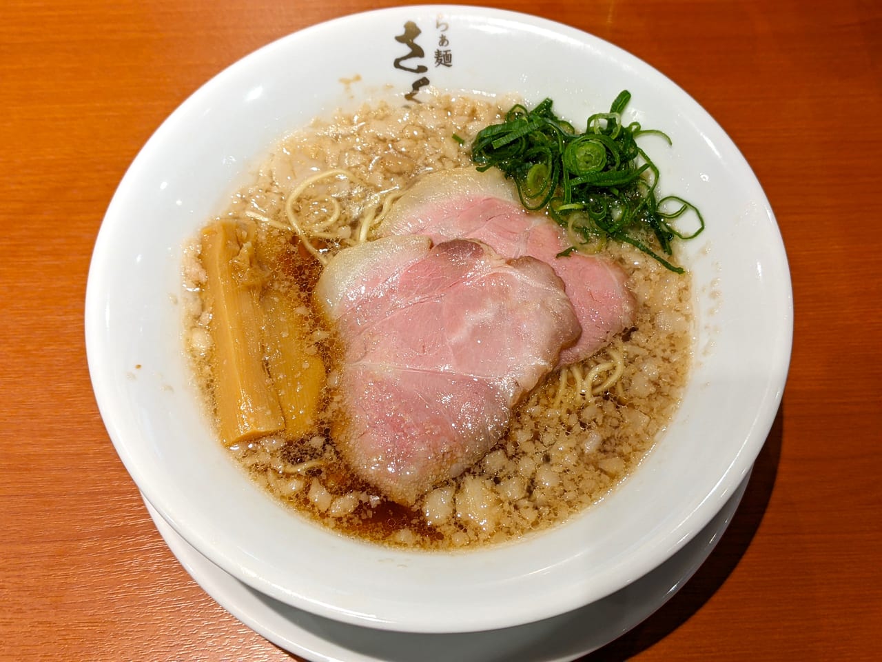 「らぁ麺 さくら田」の背脂醬油らぁ麵