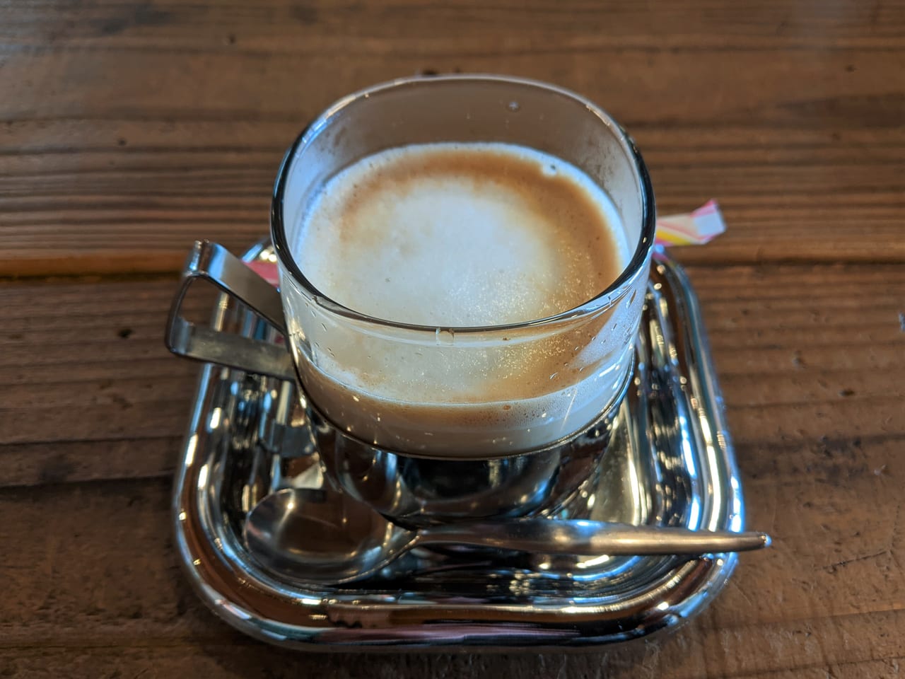 「十五喫茶店」のカフェラテ