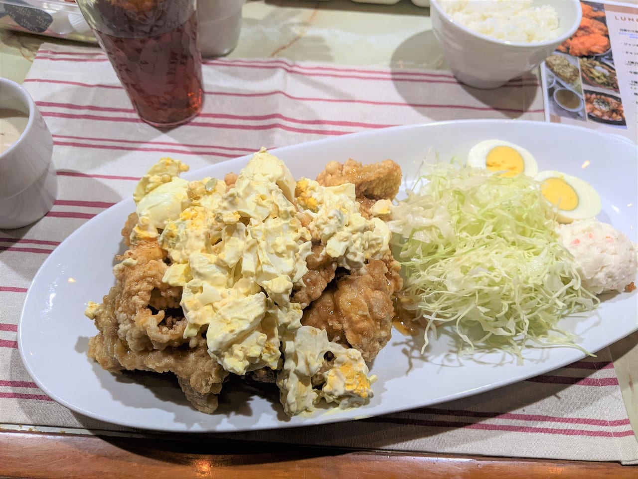 「のむさん家」のチキン南蛮定食