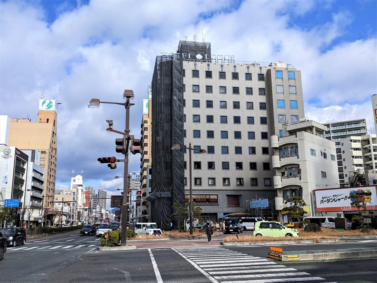 閉館したホテルレポーゼ岡山