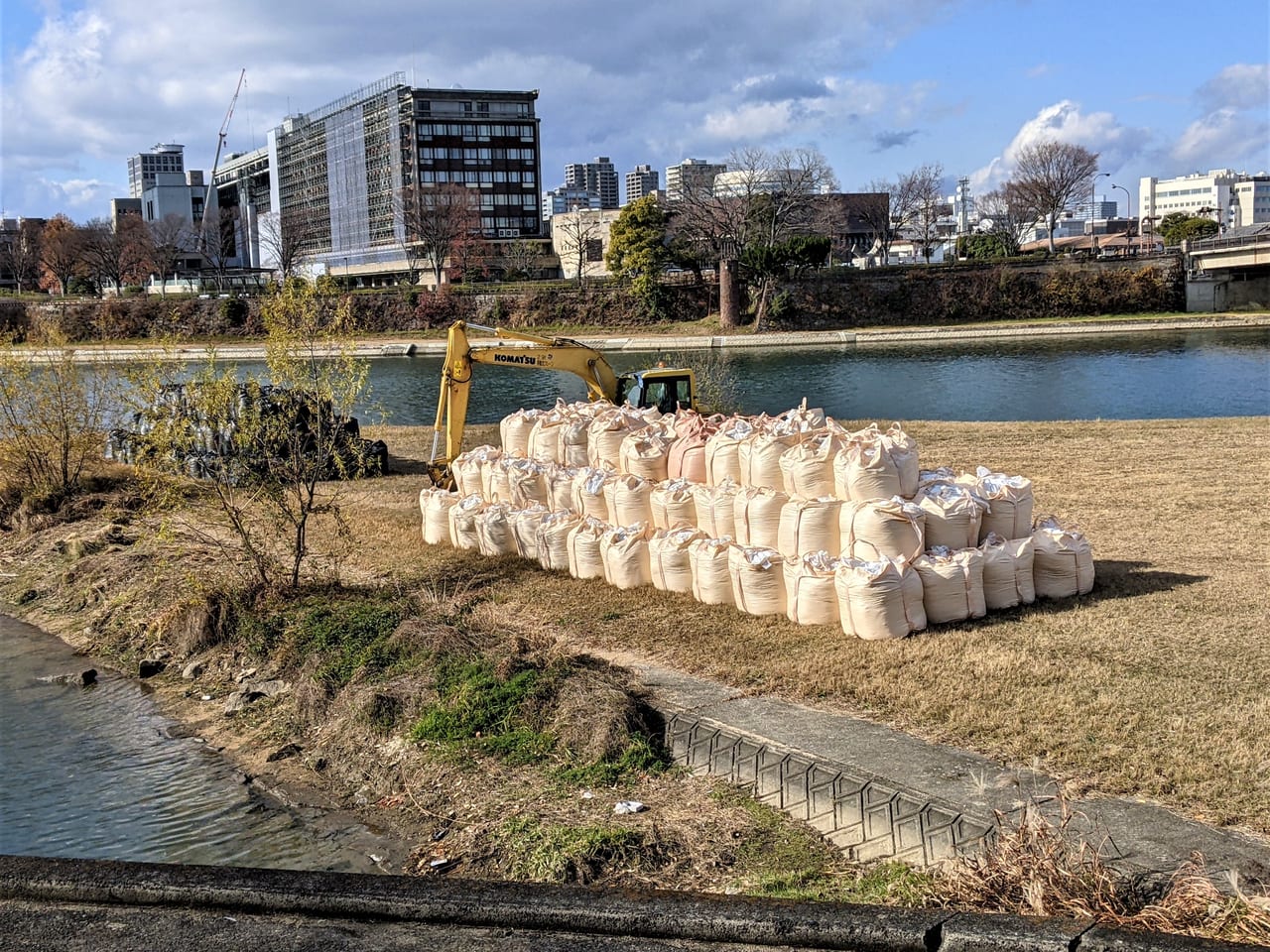 新地堰整備工事