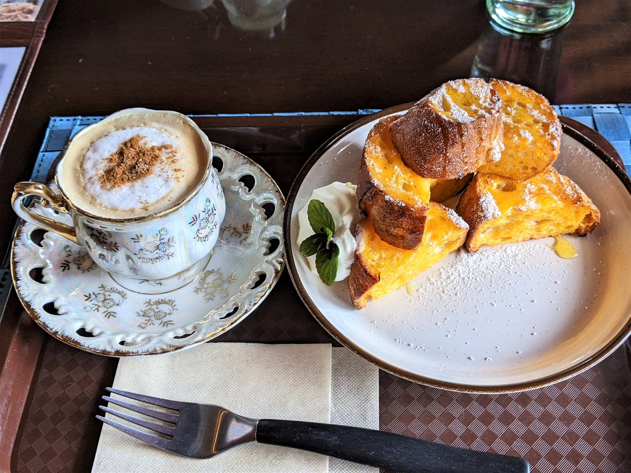 「cafe amandya」のフレンチトースト