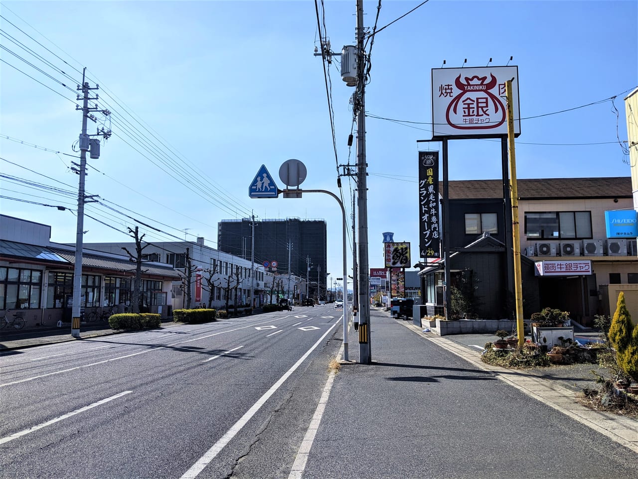 閉店した「牛銀チャク」の周辺状況