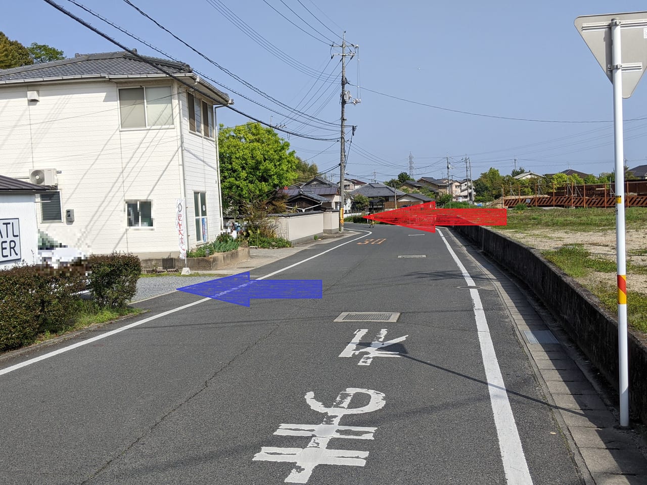 「十五喫茶店」の駐車場