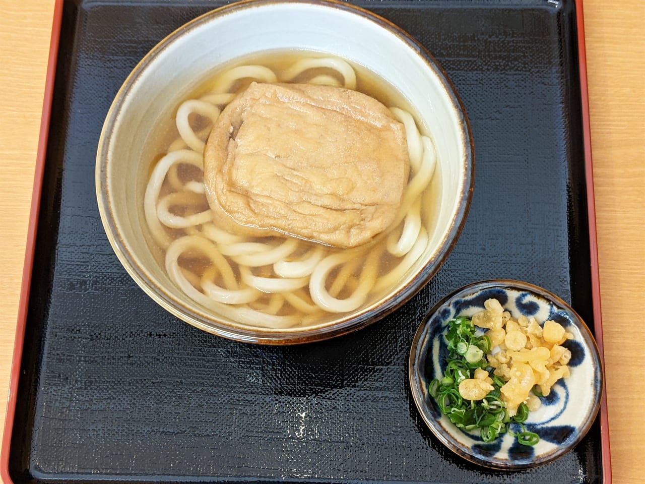 「京都うどん処甘きつね製麺所」の甘きつね