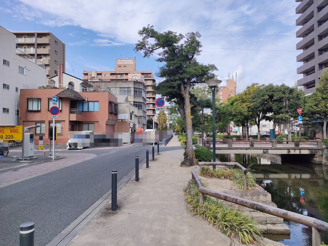 西川緑道公園筋