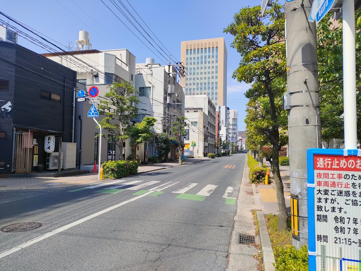 通行止め(あくら通り)