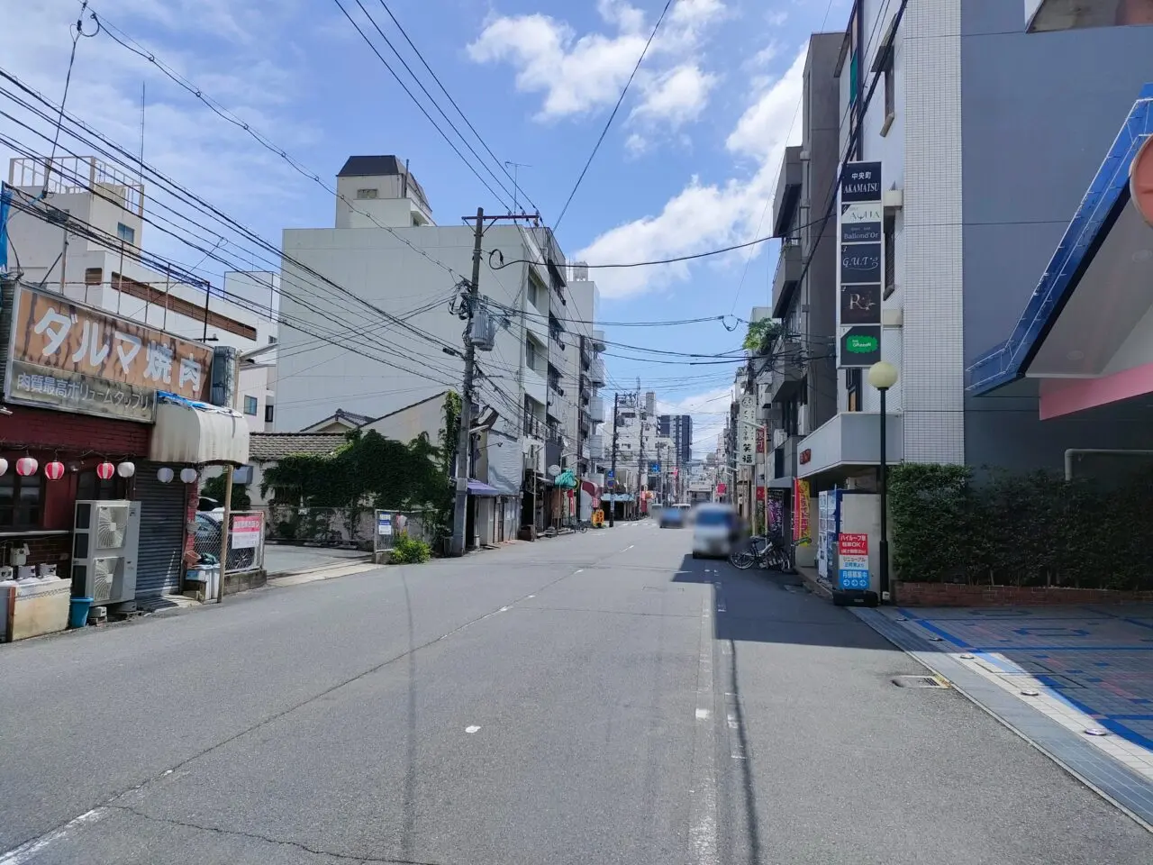 黒豚ホルモン 陣屋(店舗周辺の様子)