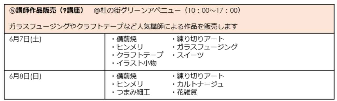 杜の文化祭