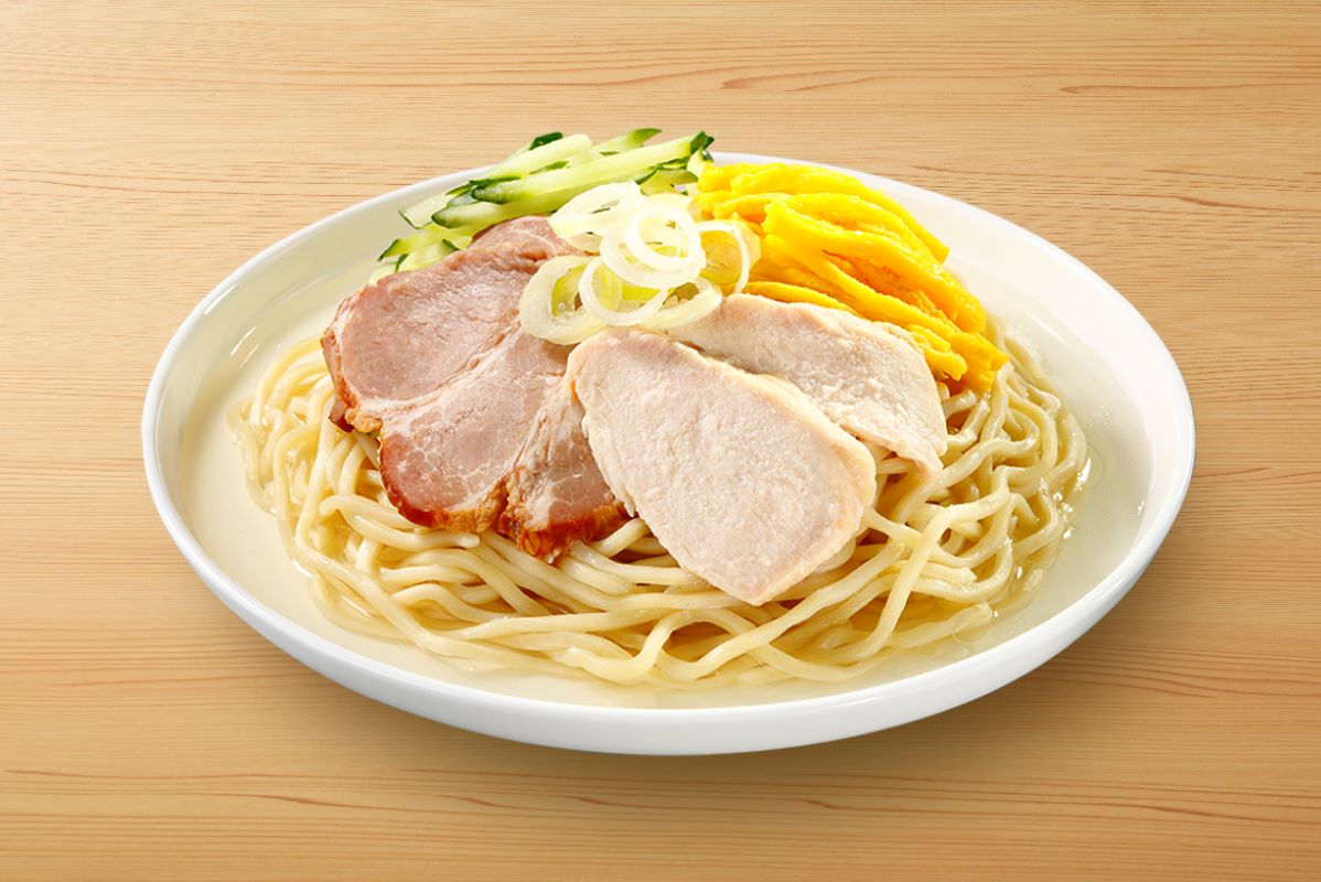 らぁ麺はんにゃ監修「煮干しと昆布の冷しラーメン(塩)」