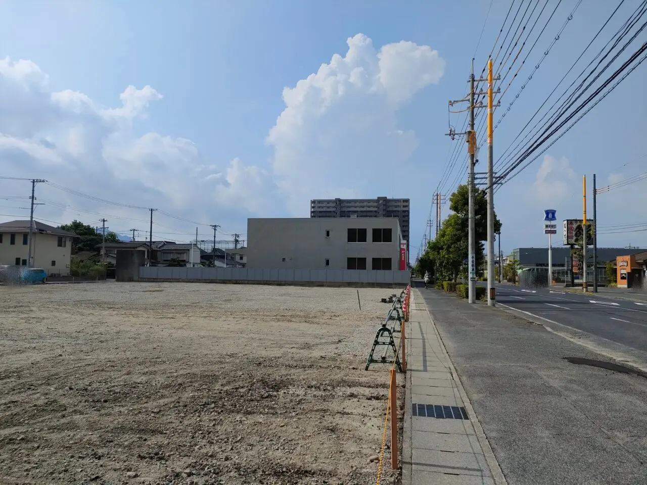 「(仮称)ザグザグ築港栄町店」建築予定地