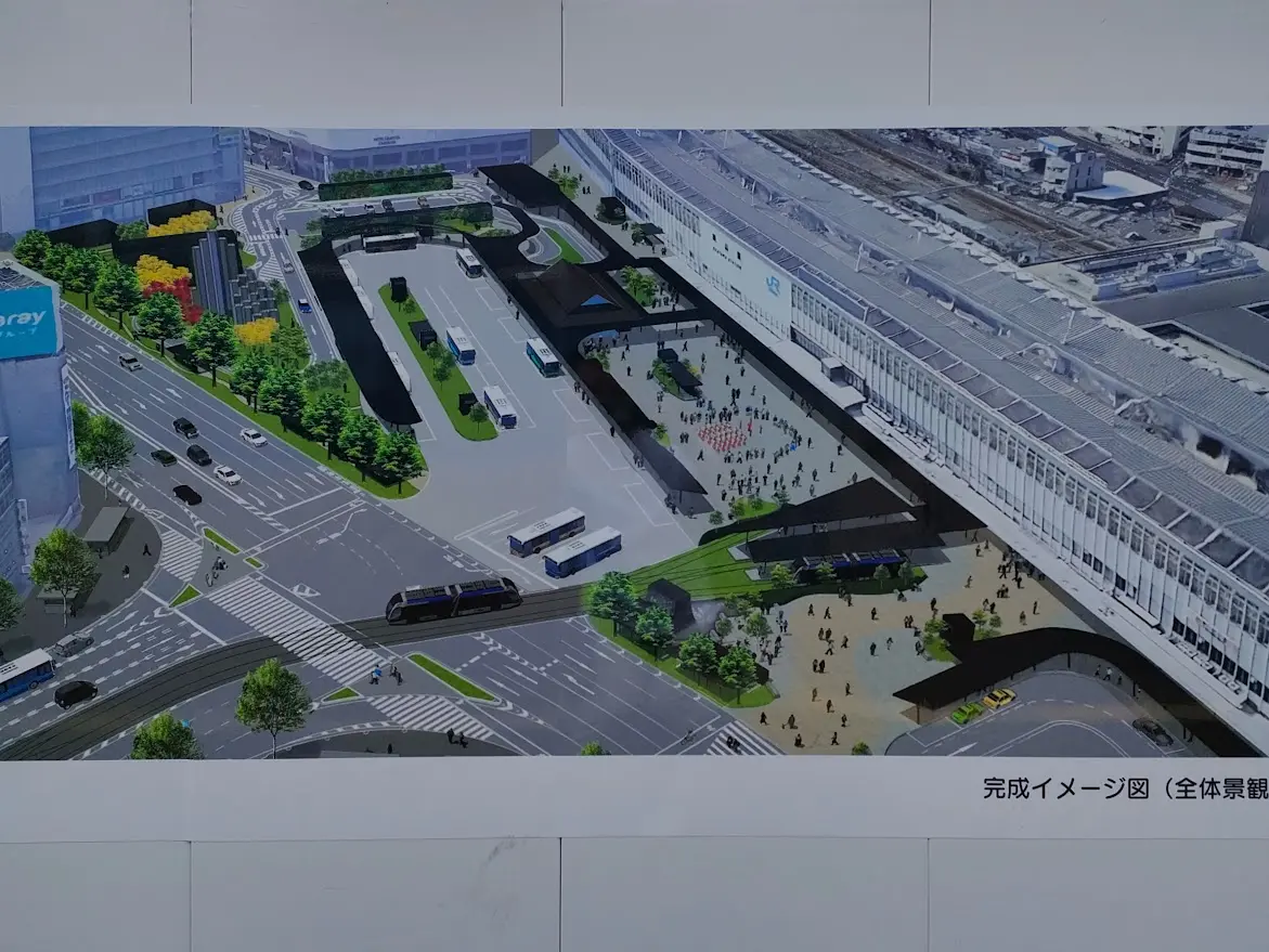 岡山駅東口駅前広場