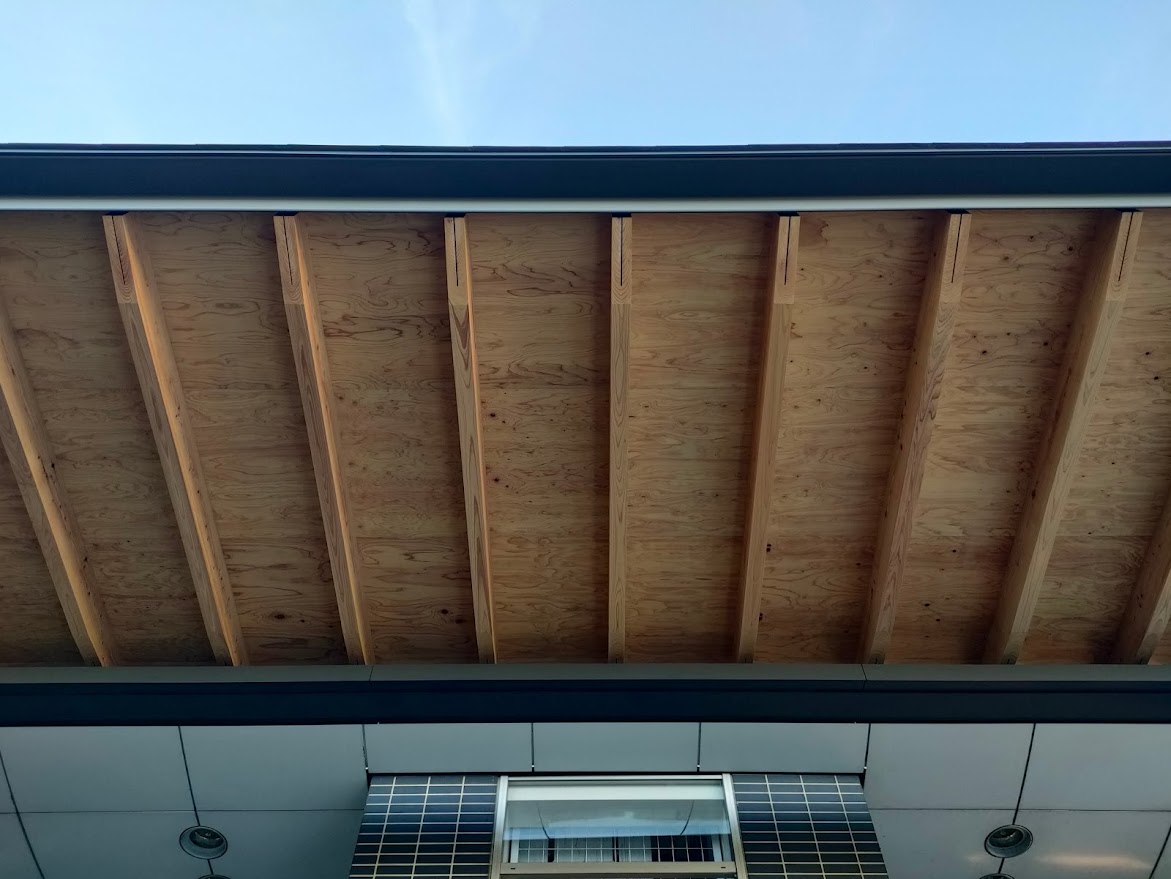 新設された長庇