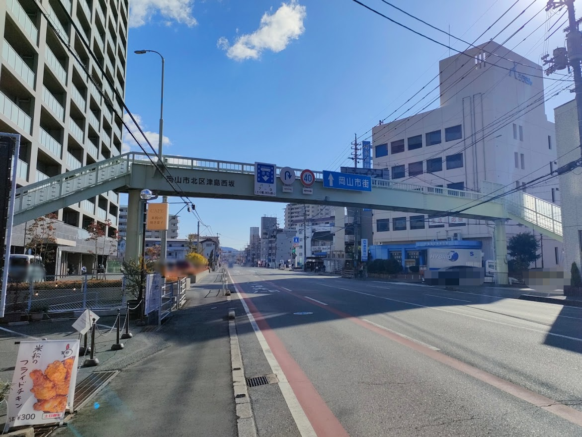 津島西坂横断歩道橋