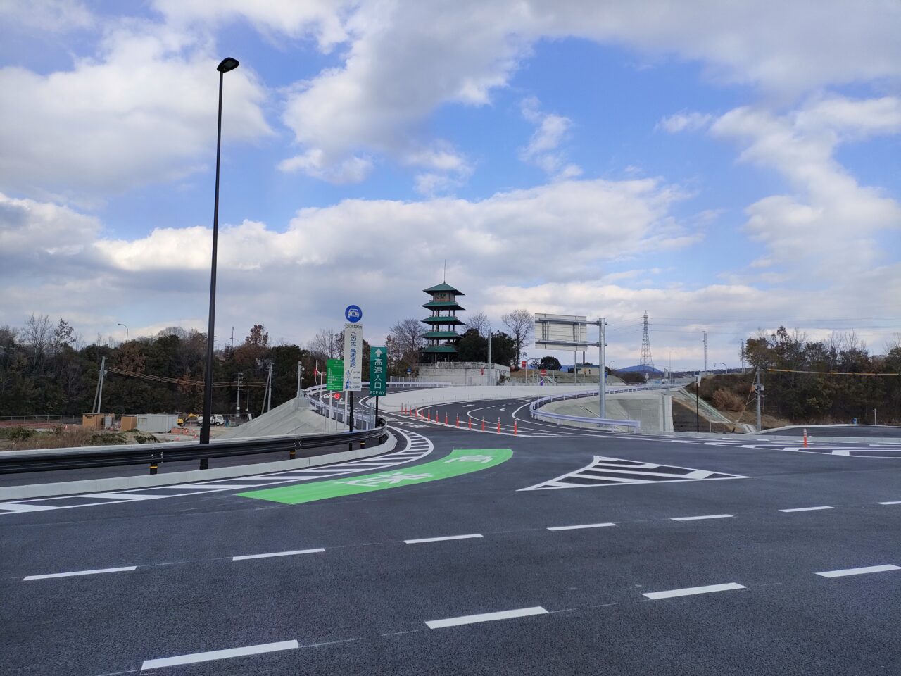 吉備スマートIC（下り入口）