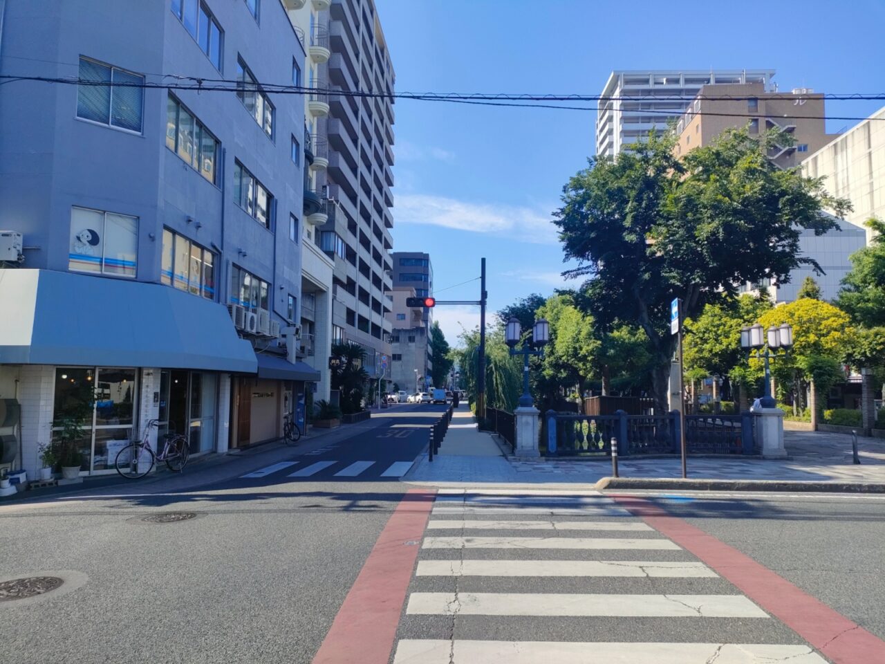 西川緑道公園筋