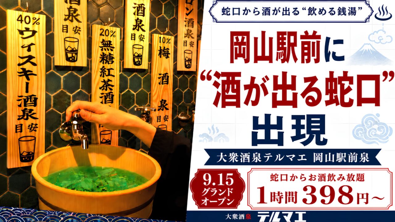 大衆酒泉テルマエ岡山駅前泉