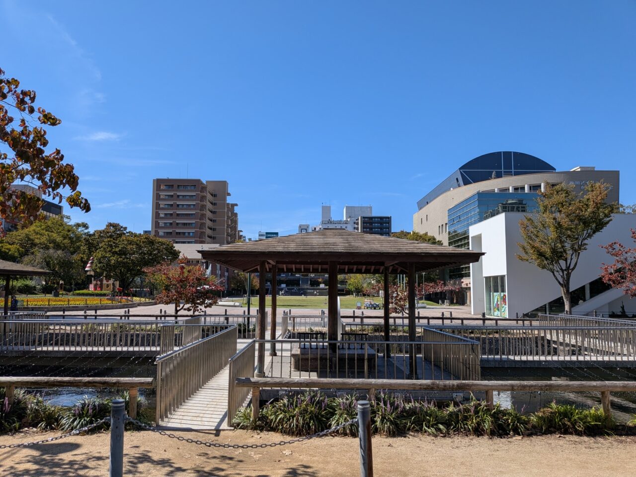 西川緑道公園・下石井公園